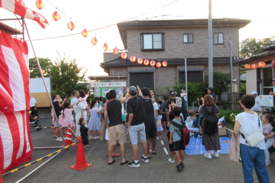 野田自治会夏祭りの画像です。