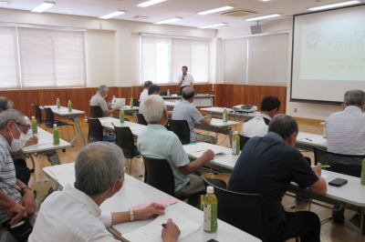 唐子地区市政報告会の画像です。