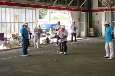 第46回東松山市シニアクラブ連合会ゲートボール大会の画像です。