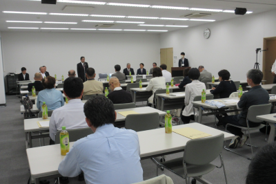 東松山市商工会セミナー箭弓稲荷神社国重要文化財指定記念講演の画像です。