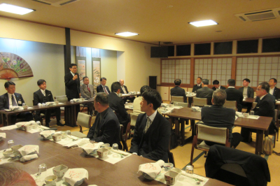 埼玉県宅地建物取引業協会埼玉西部支部東松山地区新年会の画像です。