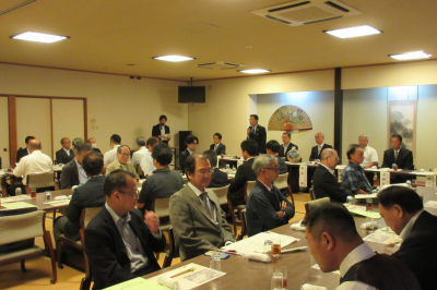 東松山市商店会連合会通常総会の画像です。