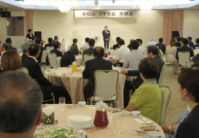 東松山りそな会懇親会の画像です。