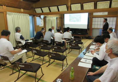 西本宿不燃物等埋立地説明会の画像です。
